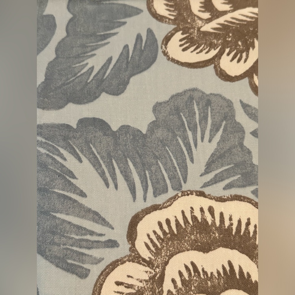 Designers Guild Fabric Sample Remnant Havana 100% Cotton Blue Washable - Picture 8 of 16